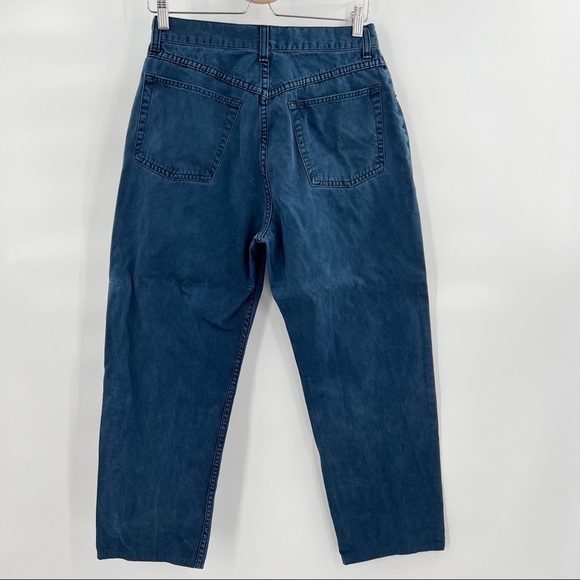 Vintage 90’s Gap High Waisted Mom Khaki Blue Pants Size 30” - Picture 4 of 6
